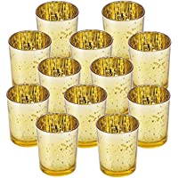 LA BELLEFÉE Vasos de Vela Decorativas- Candelabro Vidrio para Veladoras Aromáticas- Decoración Casera- para Velas de…